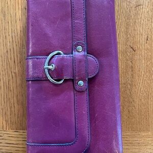 Purple Leather Women's wallet